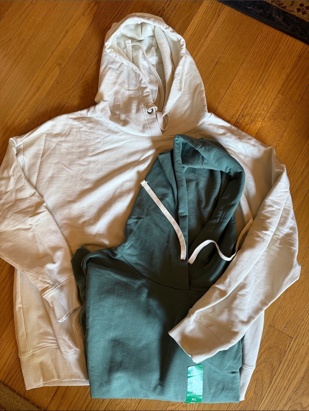 Buffalo David Bitton Cream and Green Hoodie Set